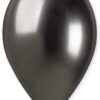 Pack of 25 - 13 Inch Shiny Space Gray Latex Balloons - Party Decorations - Made in Italy