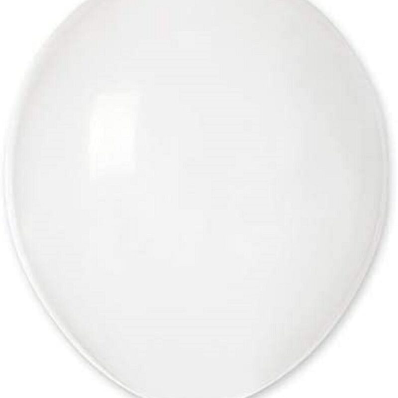 Pack of 5- 18 Inch Crystal Latex Balloons - Party Decorations - Made in Italy