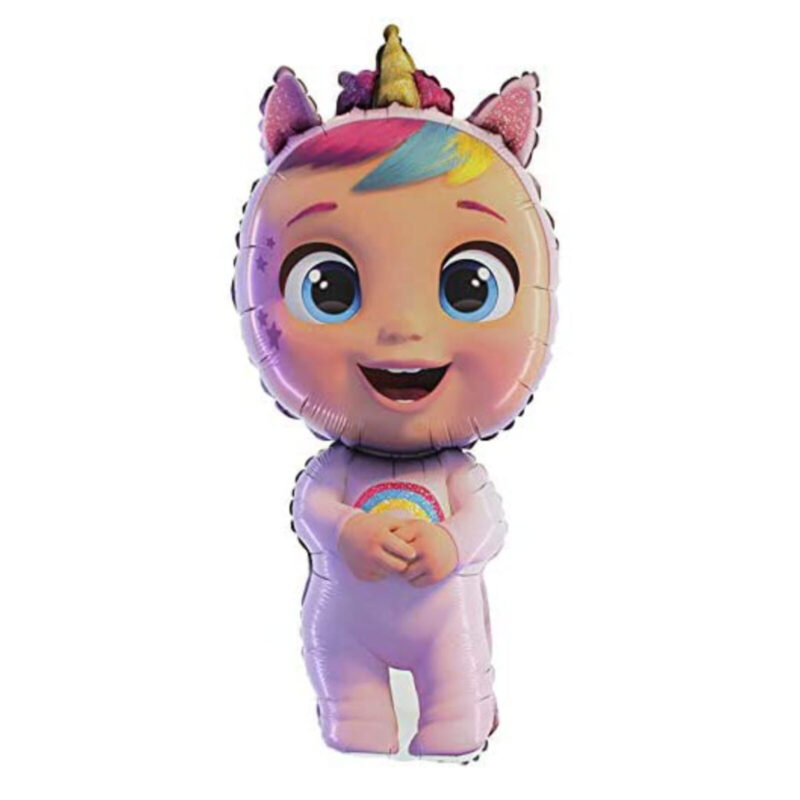 Cry Babies Fantasy Dreamy Unicorn Foil Balloon - Party Decorations