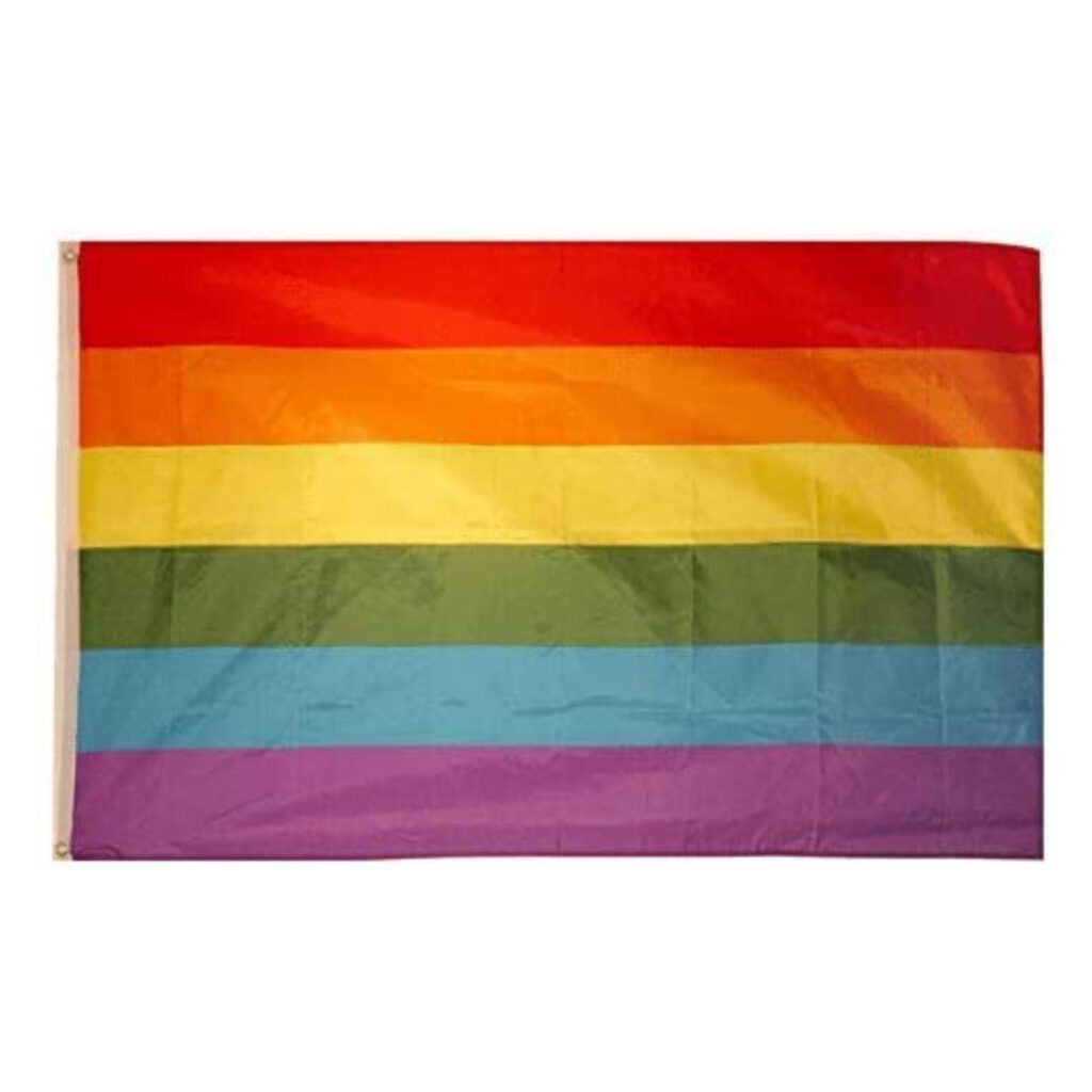 5ft X 3ft LGBT Rainbow Gay Pride Festival Flag - Balloon Shop