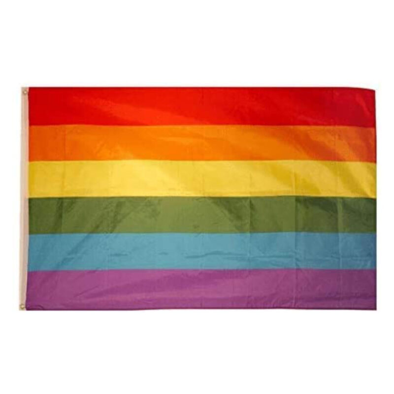 LGBT Rainbow Gay Pride Festival 5ft X 3ft Flag