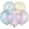 Toyland® Pack of 50-19 Inch Crystal Assorted Latex Balloons - Party Decorations - Made in Italy