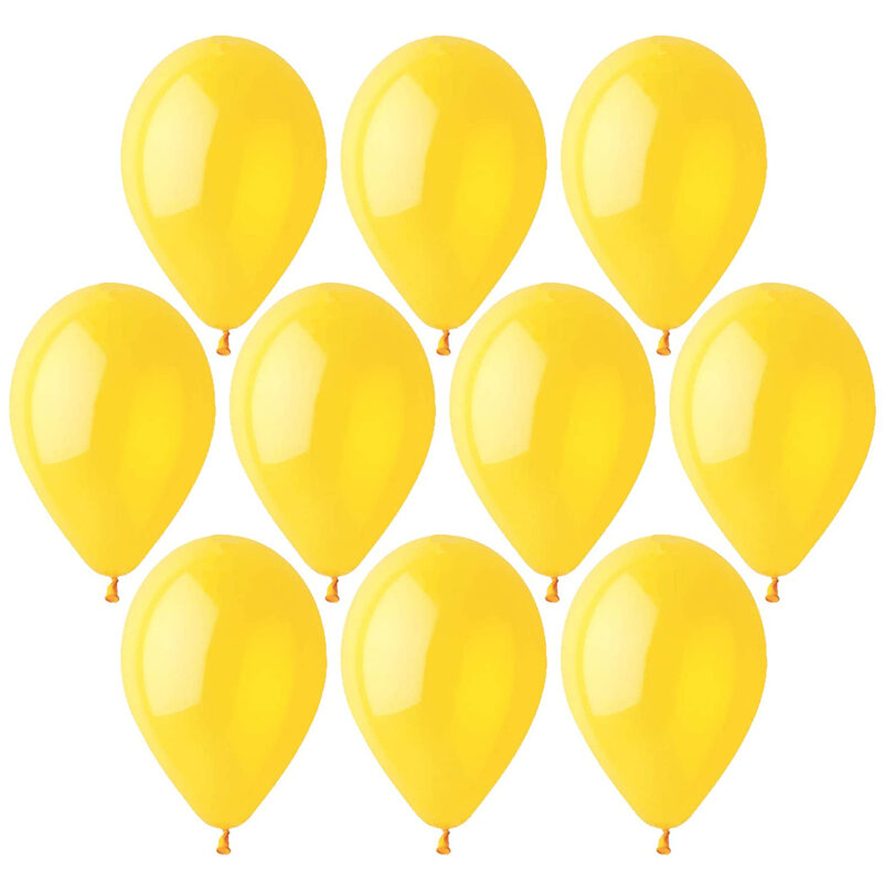 Toyland® Pack of 25-12inch Crystal Yellow Latex Balloons - Party Decorations - Made in Italy