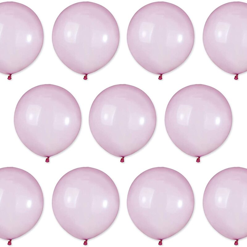 Toyland® Pack of 50-19 Inch Crystal Pink Latex Balloons - Party Decorations - Made in Italy