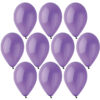 Toyland® Pack of 50-12 Inch Crystal Purple Latex Balloons - Party Decorations - Made in Italy