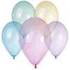 Toyland® Pack of 10-12 Inch Crystal Rainbow Mix Latex Balloons - Party Decorations - Made in Italy