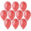 Toyland® Pack of 50-12 Inch Crystal Red Latex Balloons - Party Decorations - Made in Italy