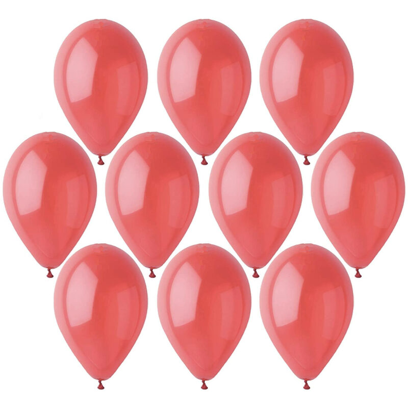 Toyland® Pack of 50-12 Inch Crystal Red Latex Balloons - Party Decorations - Made in Italy
