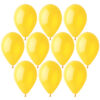 Toyland® Pack of 10-12 Inch Yellow Crystal Latex Balloons - Party Decorations - Made in Italy
