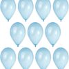 Toyland® Pack of 50-12 Inch Crystal Rainbow Sky Blue Balloon Latex Balloons - Party Decorations - Made in Italy