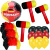GERMANY Party Bundle - 22 Pieces - Euro 2021 Football Party - End Of Lockdown Celebration Parties