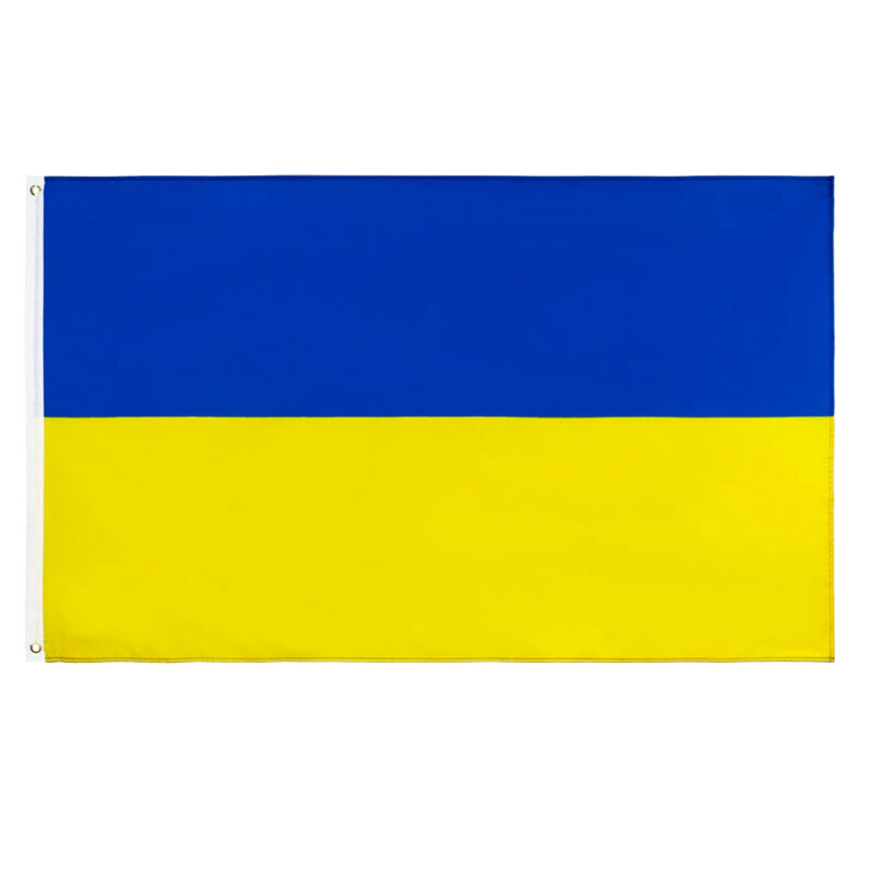 5ft X 3ft (150cm X 91cm) Ukrainian Flag - Show Support For Ukraine
