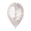 Pack of 25 - 13 Inch Just Married Pearl Balloons- Party Decorations - Made in Italy