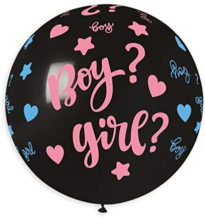 40" Gender Reveal Balloon - Party Decorations - Made In Italy