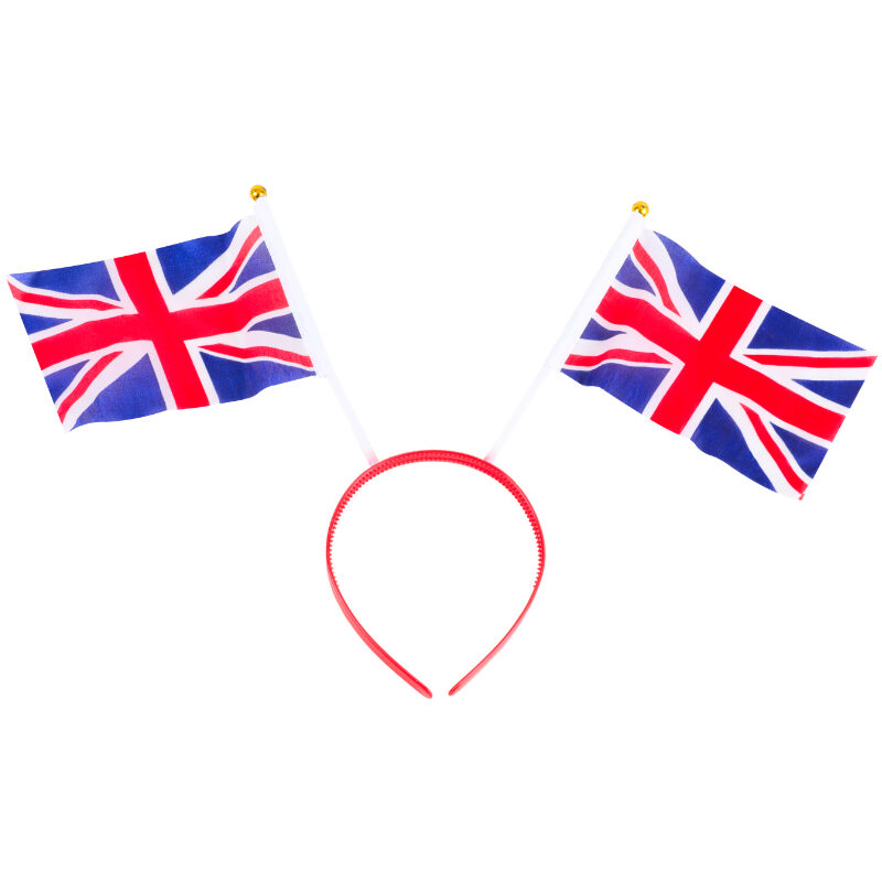 Union Jack Flag Headband - His Majesty King Charles The III Coronation British Decorations