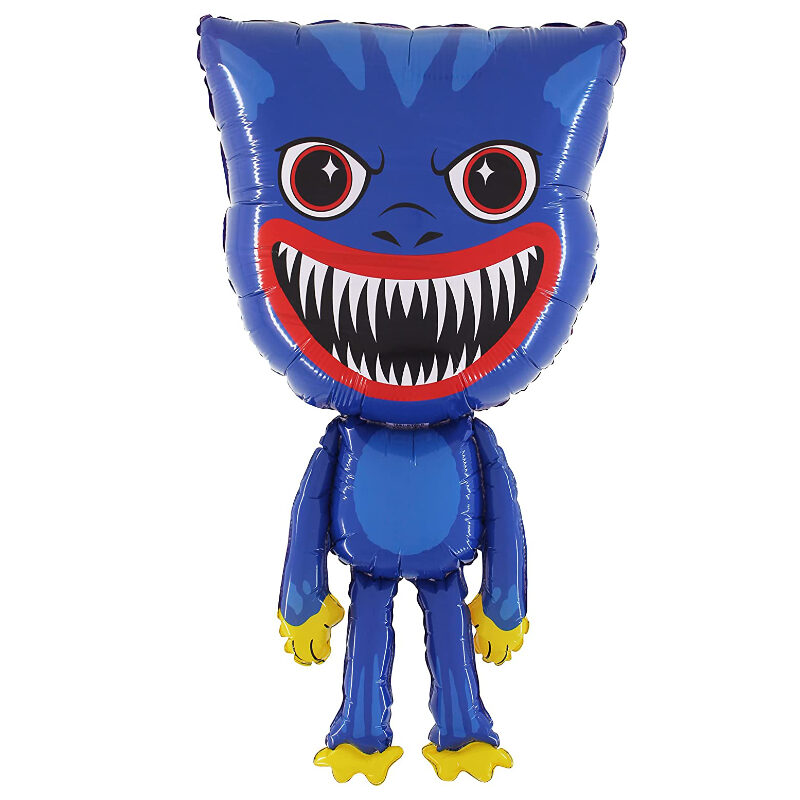 38 Inch Giant Blue Monster Character Foil Balloon - Kids Party Balloons
