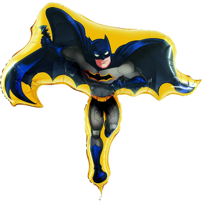 89cm (35") Giant Jumbo Size Batman Character Foil Balloons - Kids Party Balloons