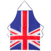 Union Jack Printed Polyester Apron - One Size - His Majesty King Charles The III Coronation British Decorations