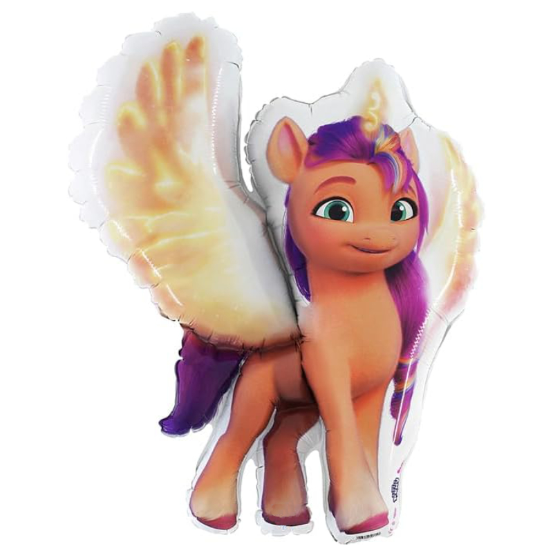29 Inch Sunny Alicorn Shaped Foil Balloon - My Little Pony Children's Party Decorations