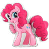 66cm (26") Pinkie Pie Shaped Foil Balloon - My Little Pony Children's Party Decorations