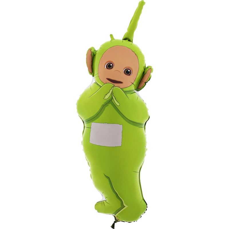 32" Teletubbies Green "Dipsy" Shaped Foil Balloon - Children's Party Decorations