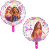 45cm (18") Double Sided Barbie Round Foil Balloon With Polka Dots