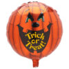 46cm (18") Pumpkin 'Trick or Treat' Round Foil Helium Balloon - Halloween Party Decorations