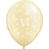 Pack of 25 - 28cm (11") Pastel Yellow Butterfly Latex Balloons - Wedding/Christening Decorations