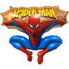 31 Inch Spider Man Jumping Shaped Character Foil Balloons - Kids Party Balloons (Gold)