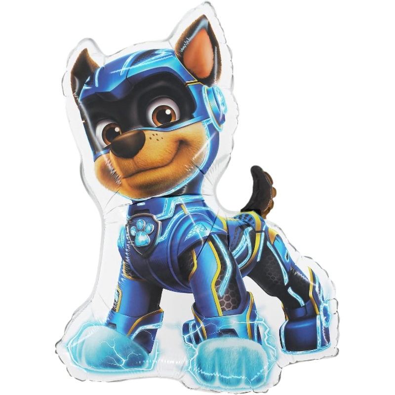 71cm (28") Paw Patrol Mighty Pup Chase Shaped Character Foil Balloon - Kids Party Balloons