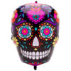 56cm (22") Sugar Skull Shaped Character Foil Balloon - Day Of The Dead Halloween Party Balloons
