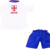 Miniature England Kit For Children's Toys - England Shirt & Blue Shorts - Euros & World Cup Clothing Accessories