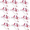 26cm (10") Pack of 12 - St George's England Cowboy Hats - Euro & World Cup Celebrations - England Sports Tournamemts - English Party Decorations