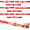 Pack Of 10 Inflatable England Flag Bang Bang Bats/Sticks - St George's Day World Cup & Euros - English Party Decorations