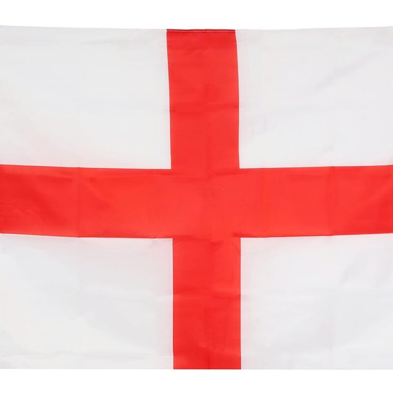 4ft X 2.5ft (122cm X 76cm) Extra Large St George England Flag Perfect For English Celebrations - Party Decorations - World Cup & Euros