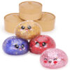 Toyland® Mystery Glitter Squishy Bao Dumpling Sensory Fidget Toy with Plastic Steamer Box - Squeeze Toys for Kids - Ages 3+