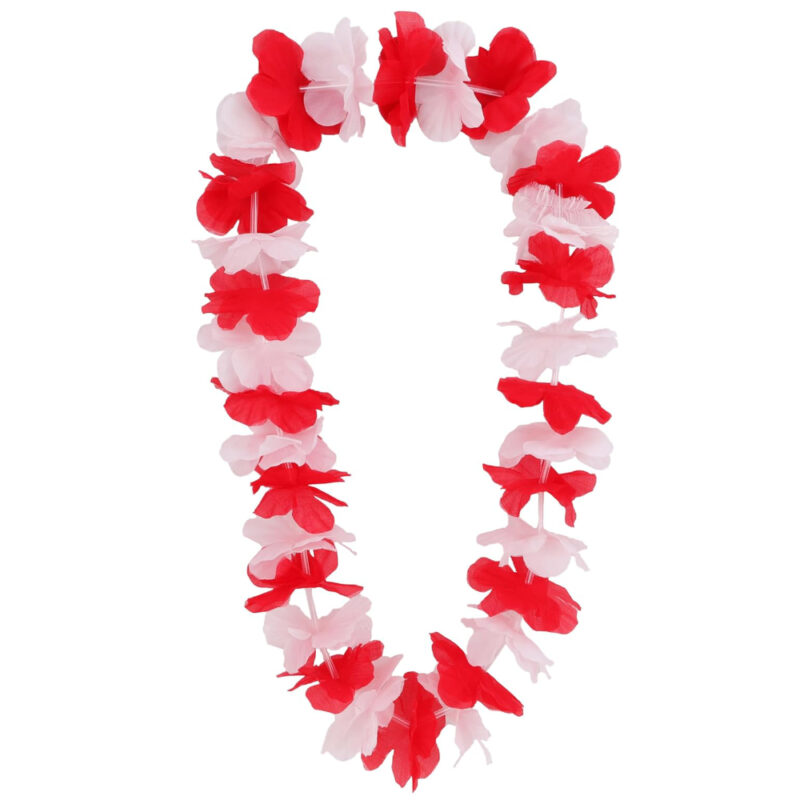 Toyland® Flower Lei - Unisex Hawaiian Style Garland - World Cup, Euros, VE Day, Sports Celebrations, Festival & Fancy Dress Accessory - One Size