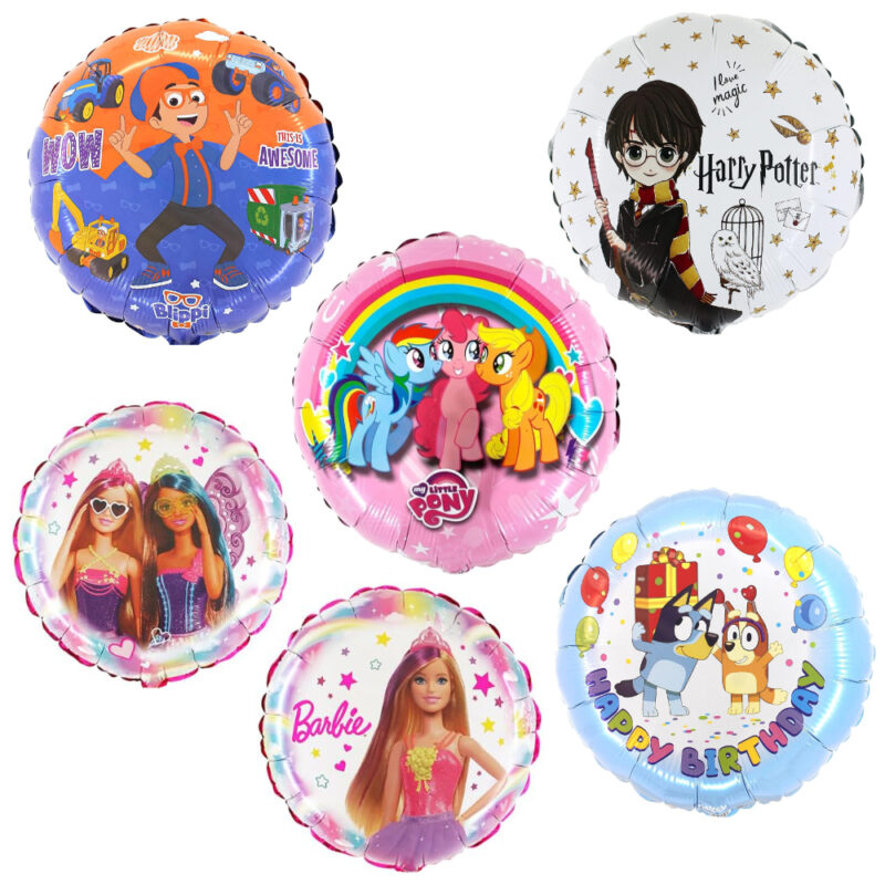 Round Character balloons